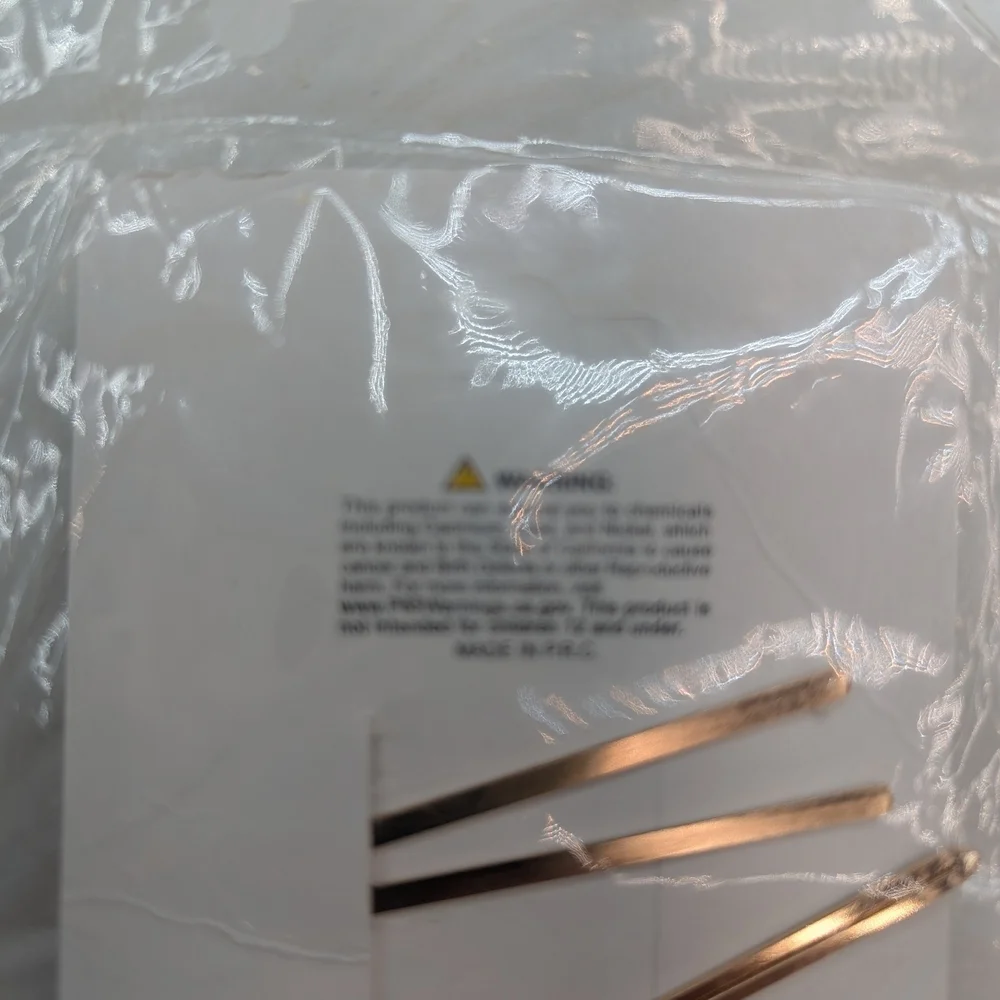 NWT Sparkling Crystal Butterfly Hair Clips